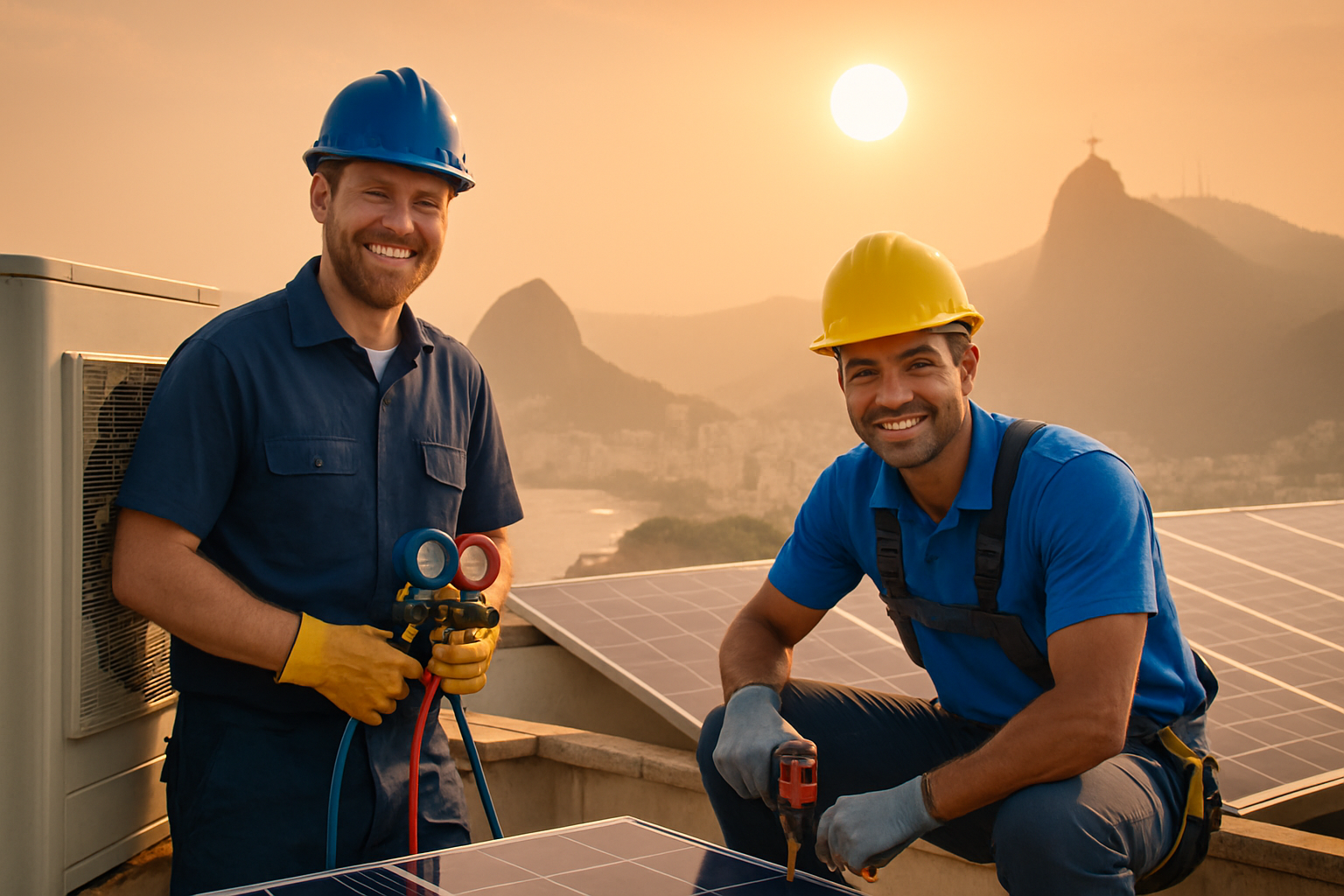 Ondas de calor previstas para 2026 aumentam demanda por profissionais de refrigeração e energia solar